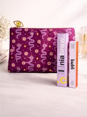 NEW Toyfactory Niabrow Brow Gel + Kulfi Kajal Eyeliner + FREE Pouch